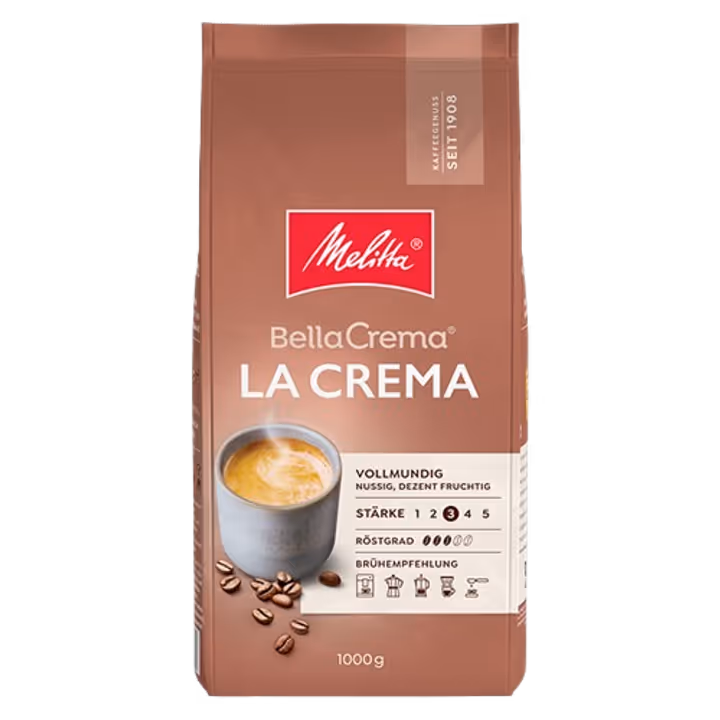 Melitta Bella Crema La Crema cafea boabe 1kg