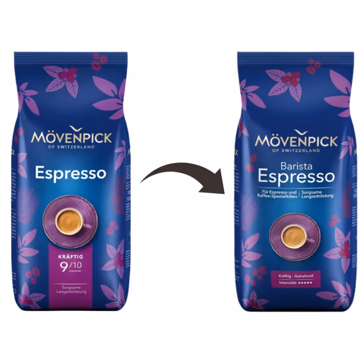 Movenpick Espresso 1kg cafea boabe