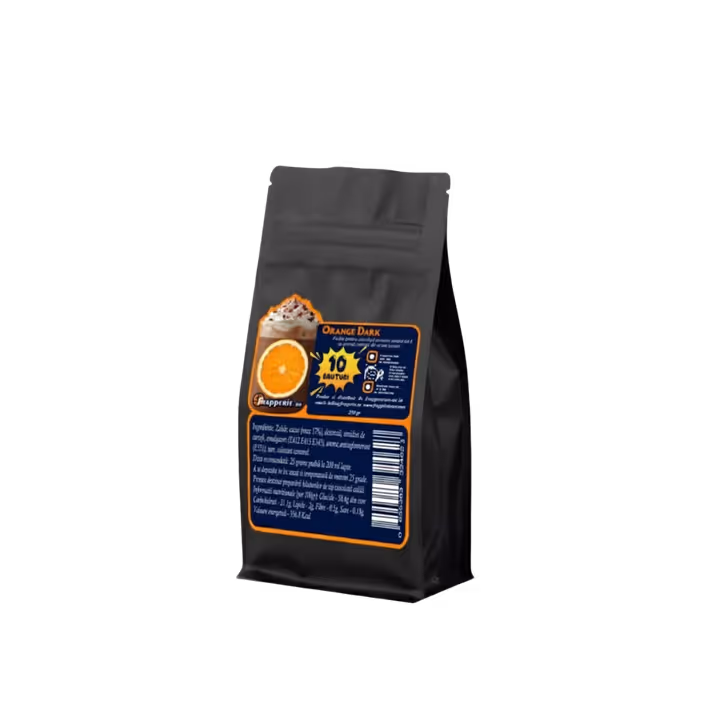Pudră Orange Dark Chocolate ciocolată caldă neagră 250g