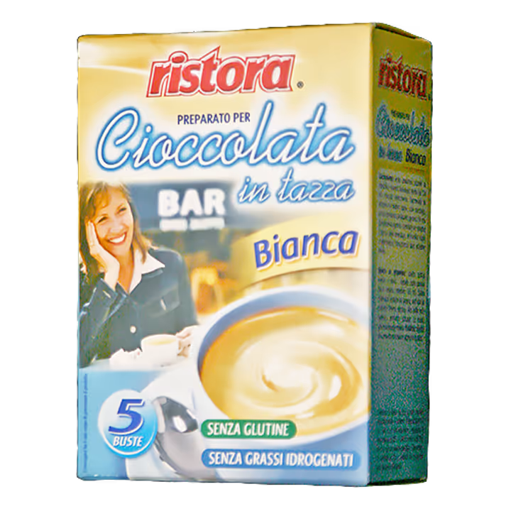 Ristora Bar ciocolata densa alba 5 plicuri