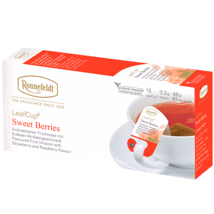 Ronnefeldt Leafcup Sweet Berries infuzie fructe 15 pliculete