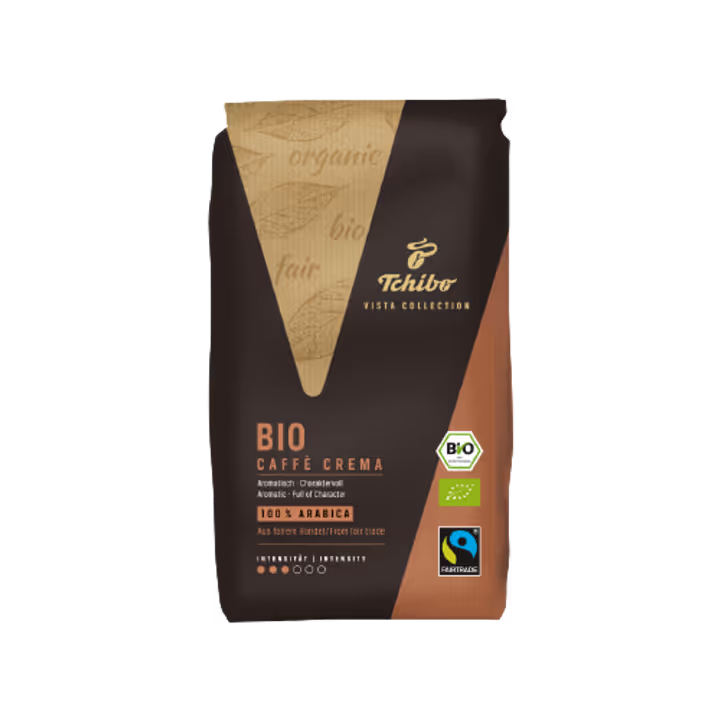 Tchibo Vista Extenso Cafe Creme Bio FairTrade cafea boabe 1kg