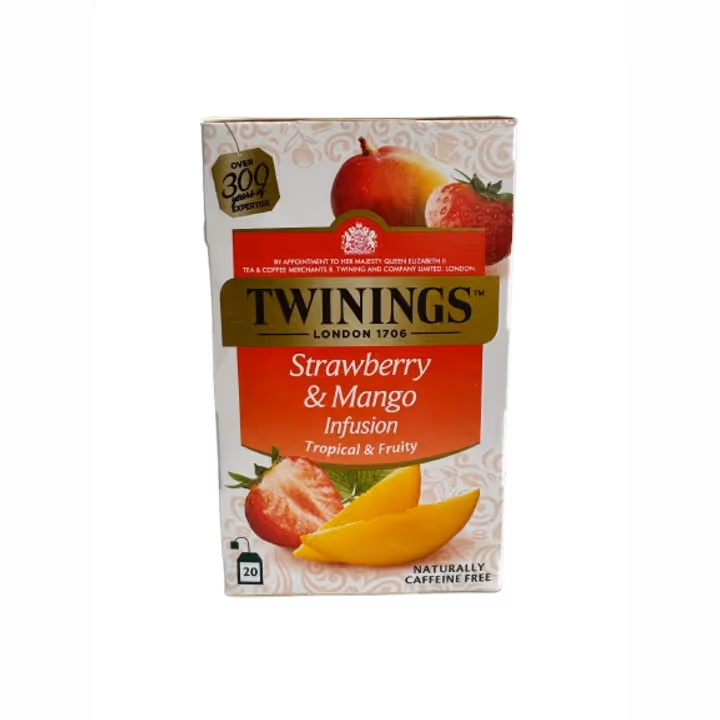 Twinings Strawberry Mango Infusion ceai infuzie capsuni si mango