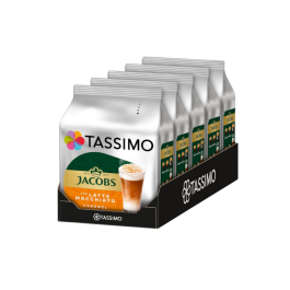 Pachet Tassimo Jacobs Latte Macchiato Caramel 80 capsule (40 bauturi)