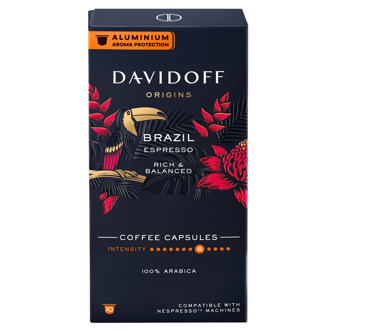 Davidoff Origins Brazil 10 capsule aluminiu compatibile Nespresso