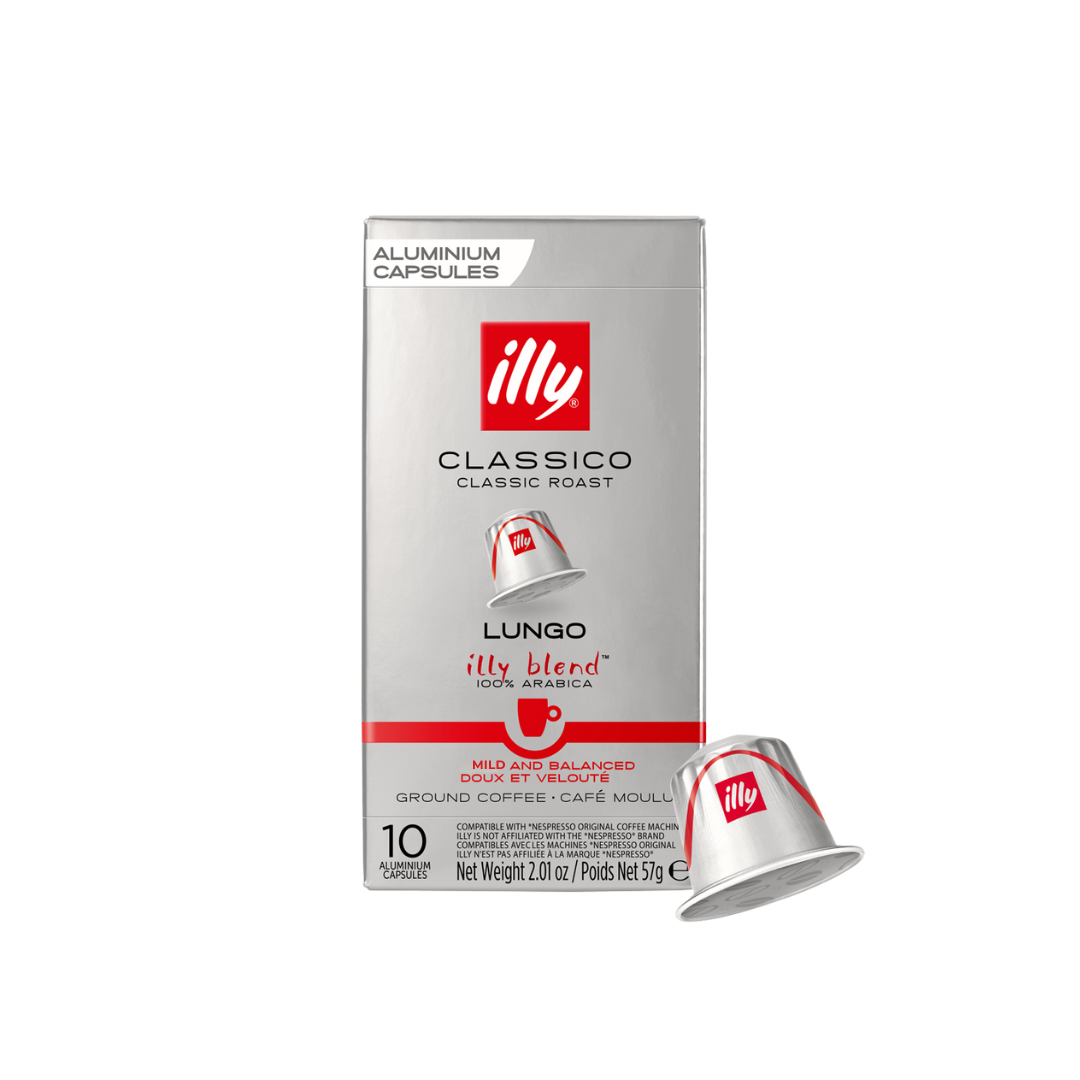 Illy Classico Lungo 10 capsule compatibile Nespresso