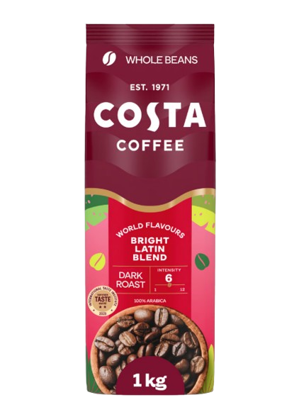 Costa Bright Blend cafea boabe 1kg