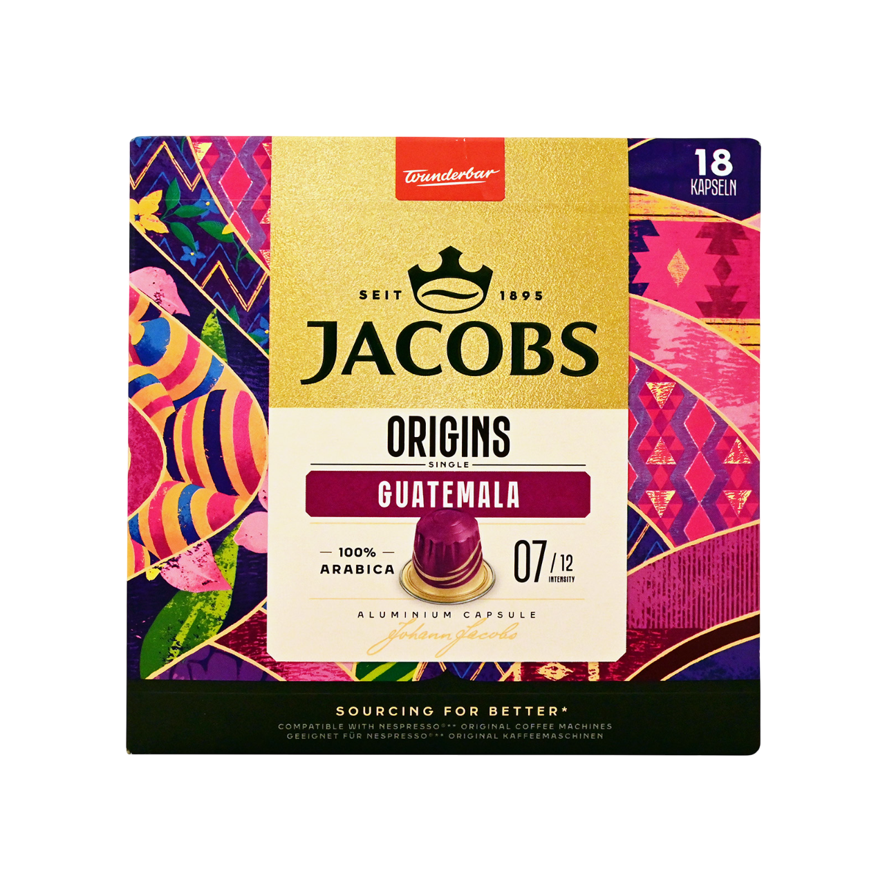 Jacobs Origins Guatemala 18 capsule compatibile Nespresso