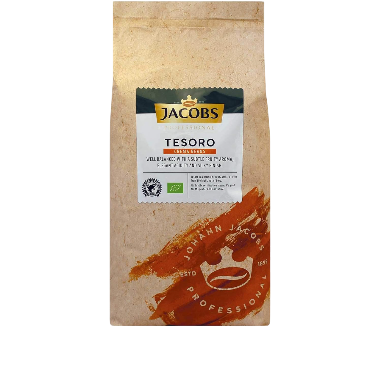 Jacobs Professional Tesoro Crema cafea boabe 1kg