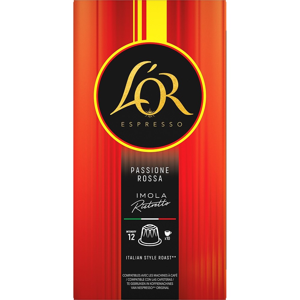 L`Or Imola Ristretto 10 capsule compatibile Nespresso