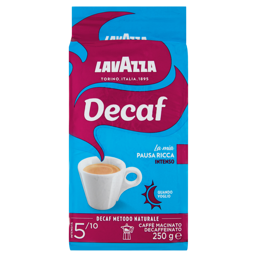 Lavazza DEK Intenso 250g cafea macinata decofeinizata