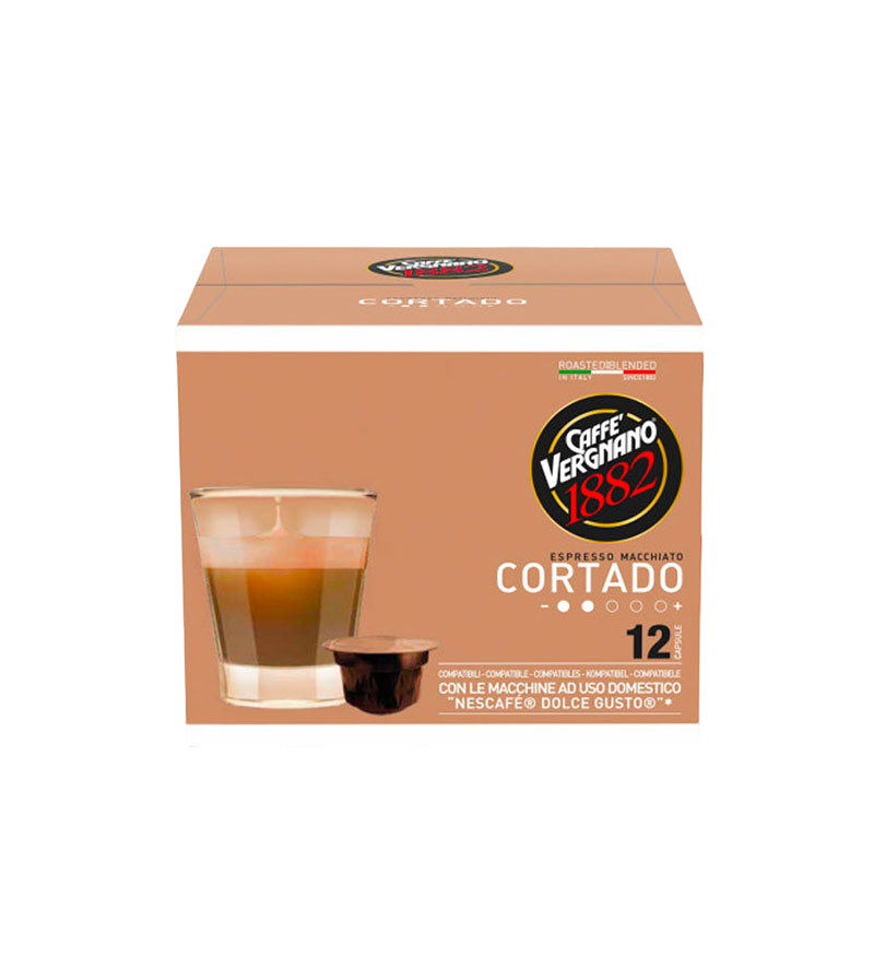 Vergnano Cortado 12 capsule compatibile Dolce Gusto
