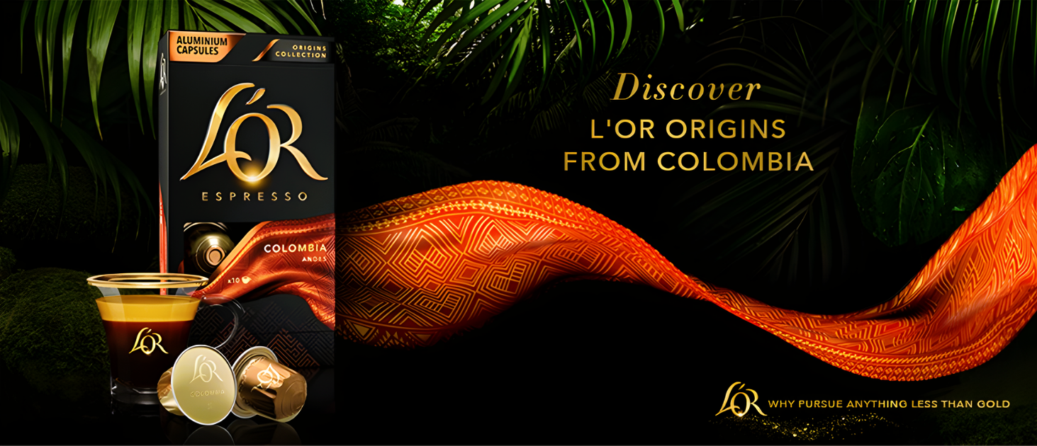 L`Or Espresso Colombia 10 capsule compatibile Nespresso 